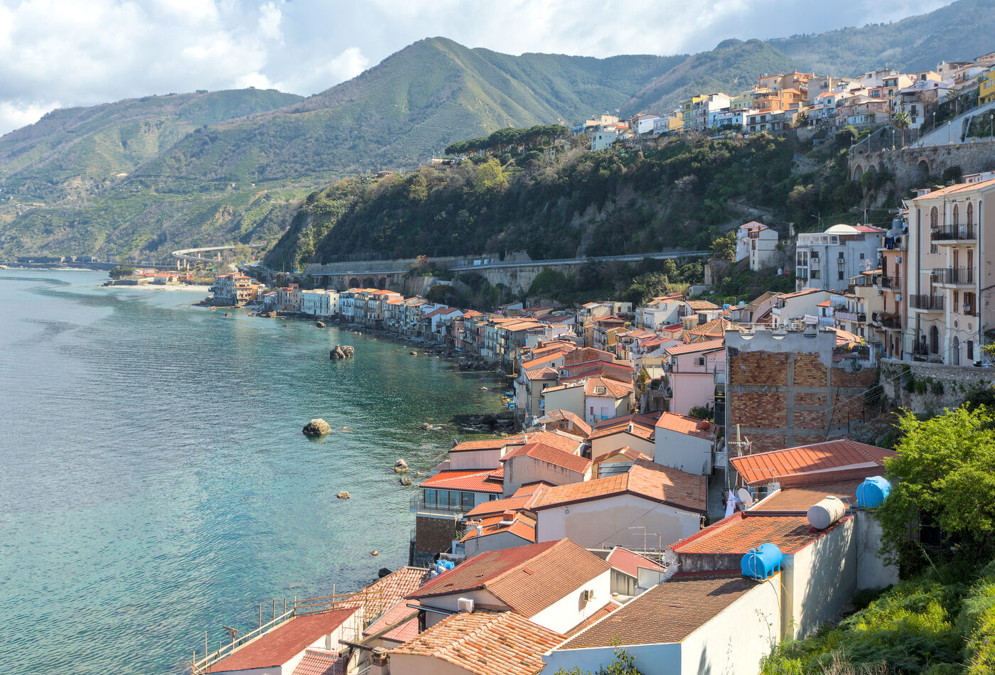 Scilla Chianalea на Strait of Messina