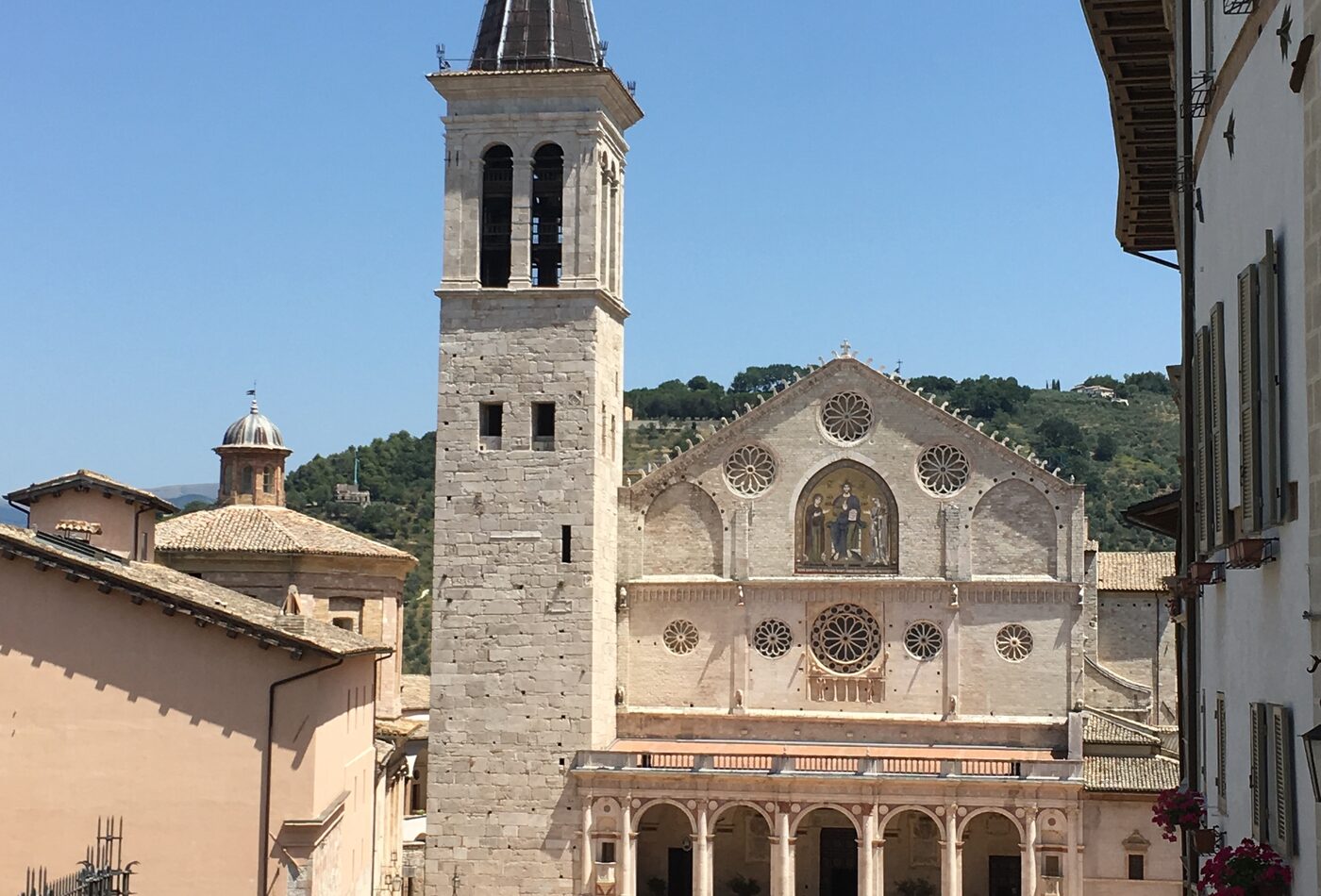 Spoleto как спокойная база южной Umbria