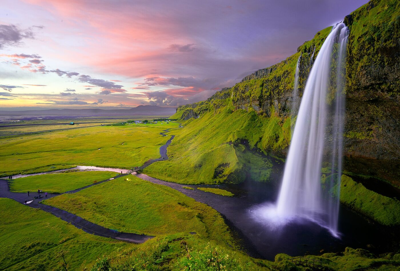 Iceland waterfall route и автомаршрут planning