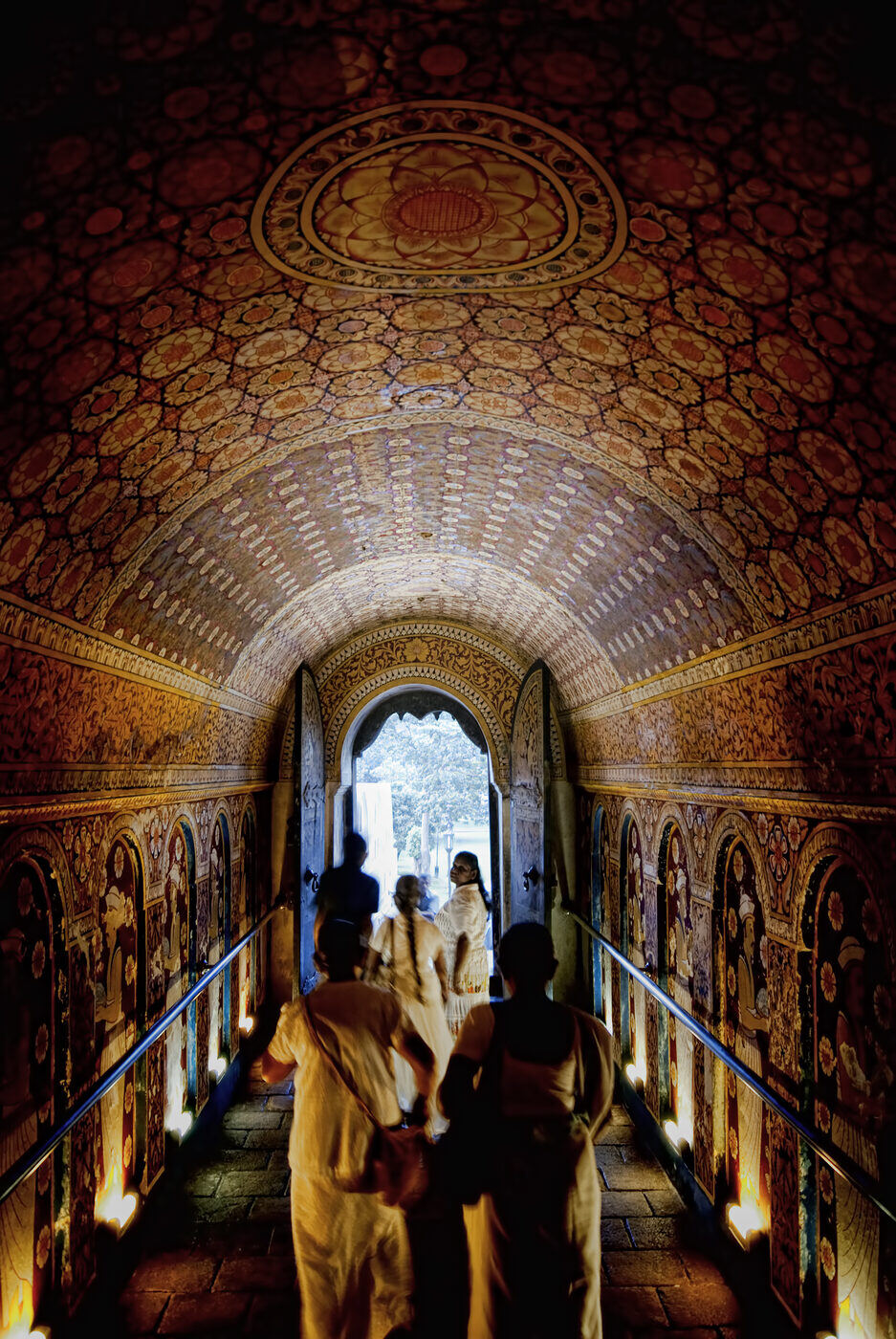 Kandy Temple Interior, Шри-Ланка