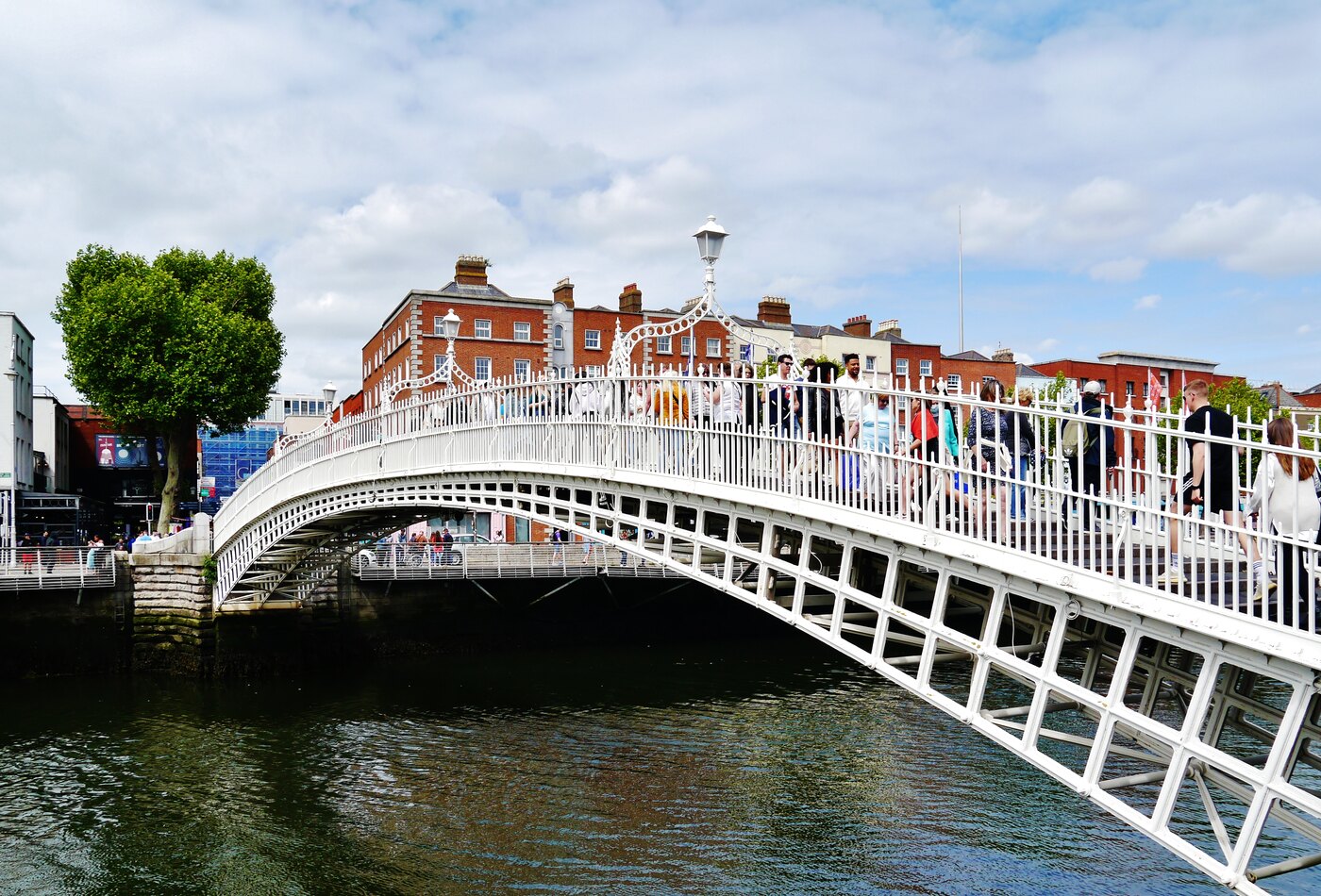 Dublin city walk и транспортная база Ireland